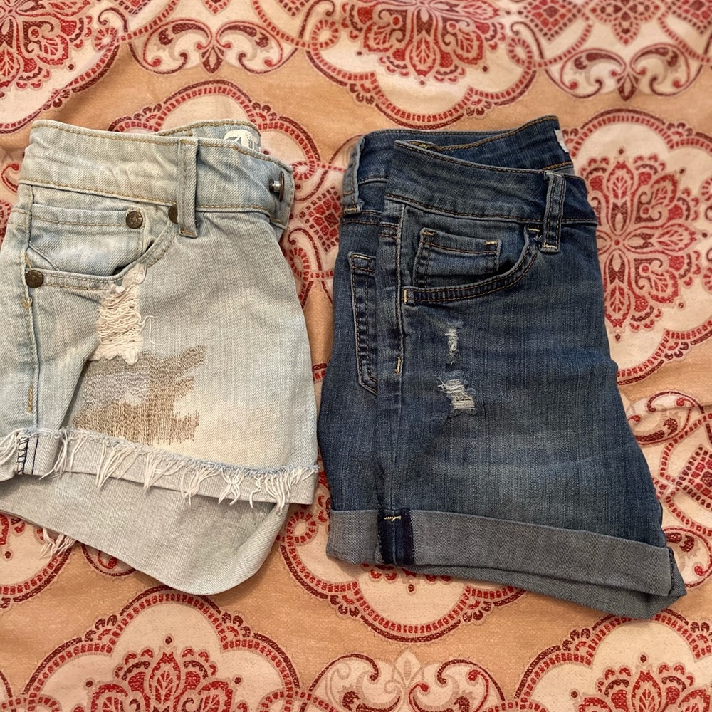 2 Pairs of Denim Shorts